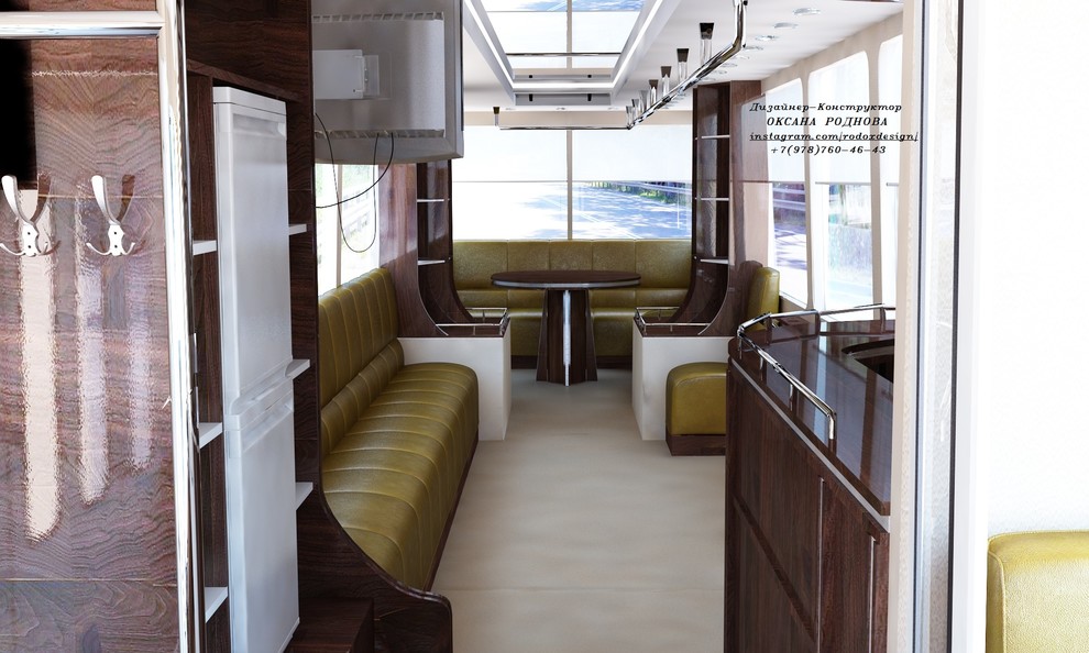 Бар на колёсах из троллейбуса