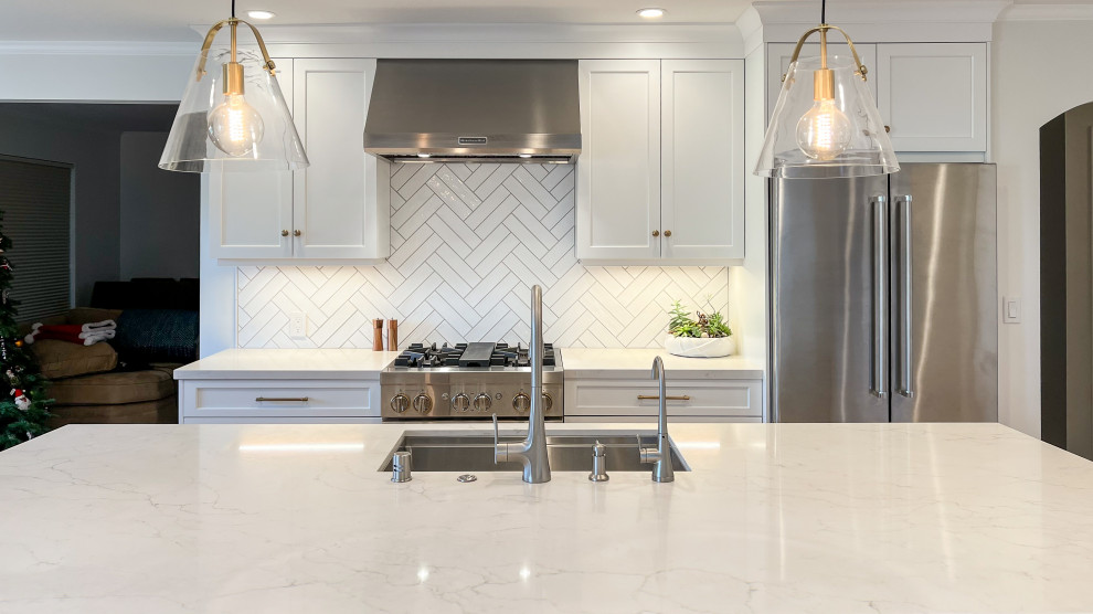 Calming Neutrals with Gold Accents