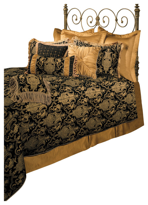 Sherry Kline China Art Black 6-piece Comforter Set