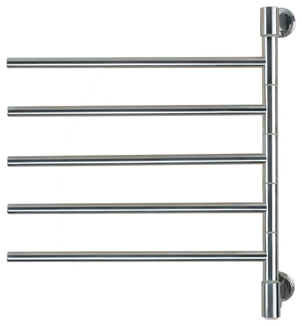 Amba Swivel Jack Towel Warmer, Polished Modern Towel Warmers by Luxvanity Houzz