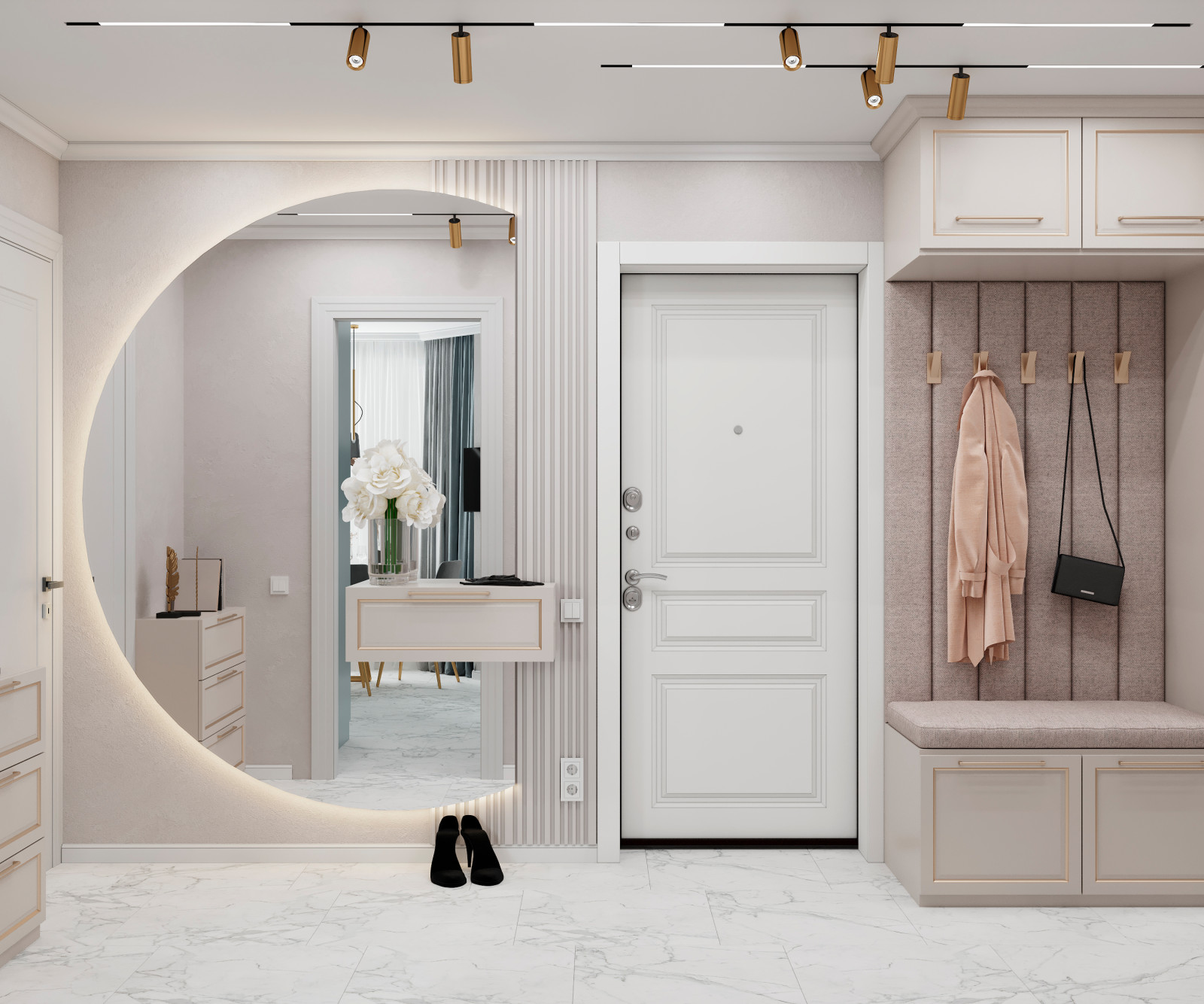 Интерьер квартиры неоклассика