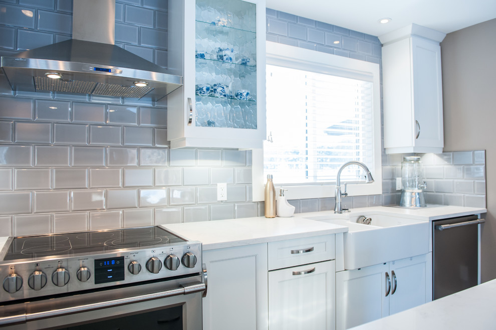 Mountain style kitchen photo in Edmonton