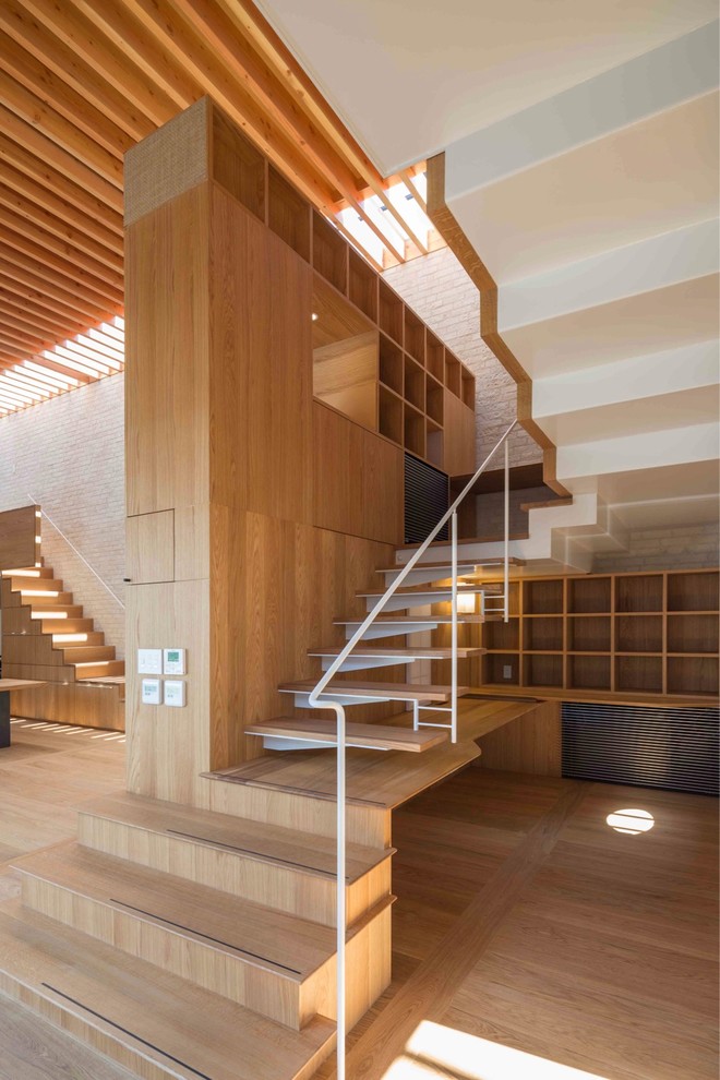 Photo of a contemporary staircase in Tokyo.