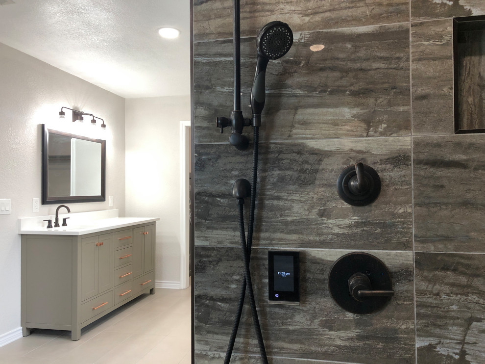Bathroom - transitional bathroom idea in Austin