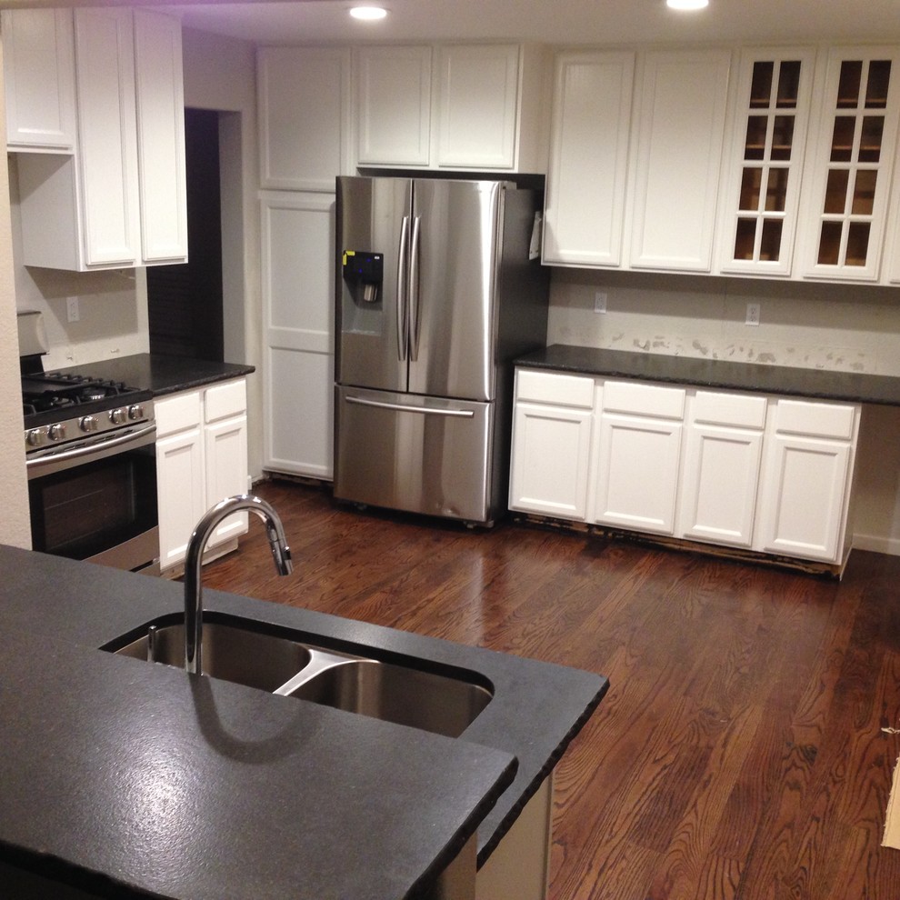 Inspiration for a transitional kitchen remodel in Denver