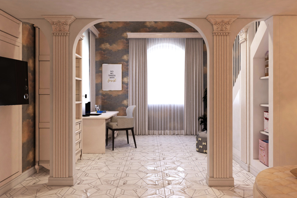 Дизайн детской комнаты в частном доме