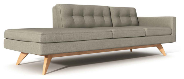 Luna 94 One Arm Sofa With Chaise