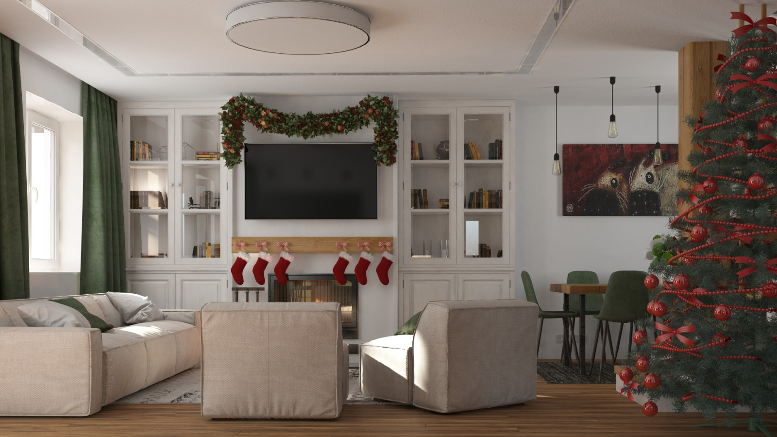 Интерьеры частного дома