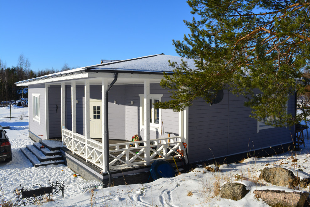 Одноэтажный загородный дом