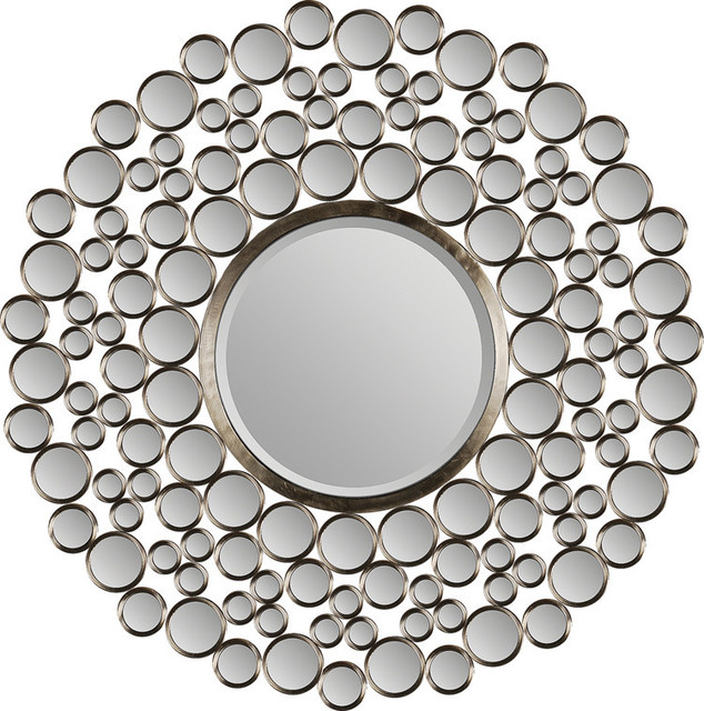 Ren Wil Mt849 Andromeda 42 Height Circular Mirror Contemporary Evaline Andromeda Mirror