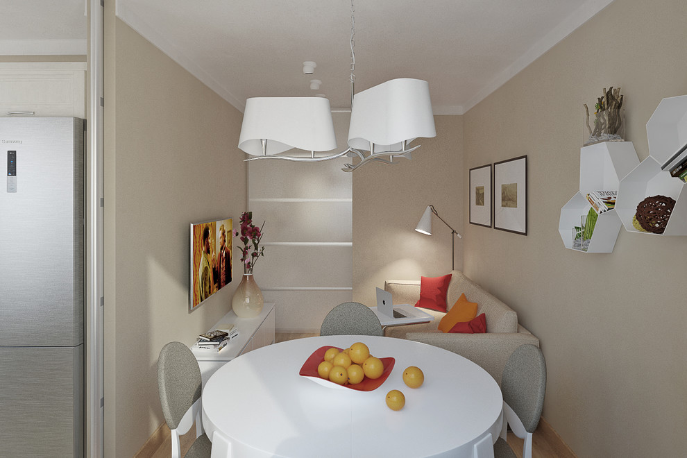 "Четверо в доме не считая собаки". Небольшая квартира для семьи в Москве.