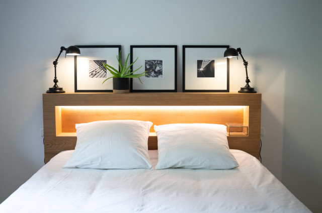 Tête de lit sur-mesure - Moderne - Chambre - Autres périmètres - par ...