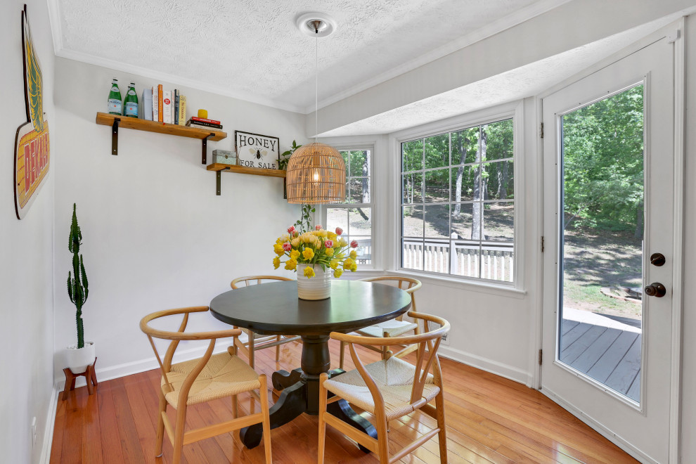 Transitional dining room photo in Atlanta