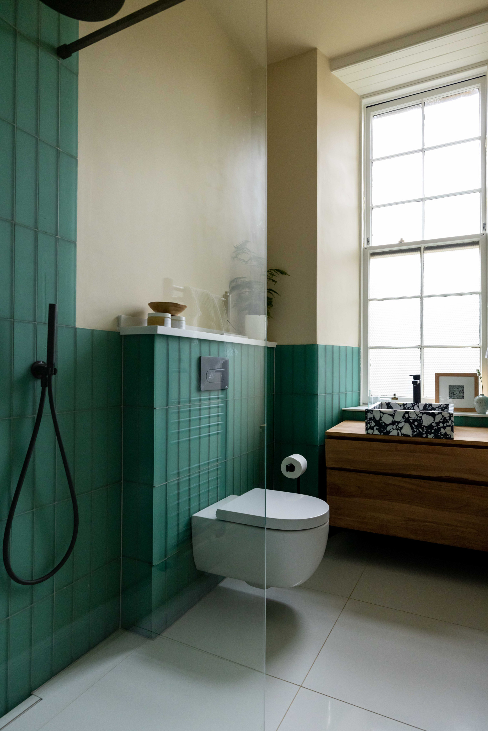 75 Green Tile Tray Ceiling Bathroom Ideas You'll Love - February, 2023 |  Houzz