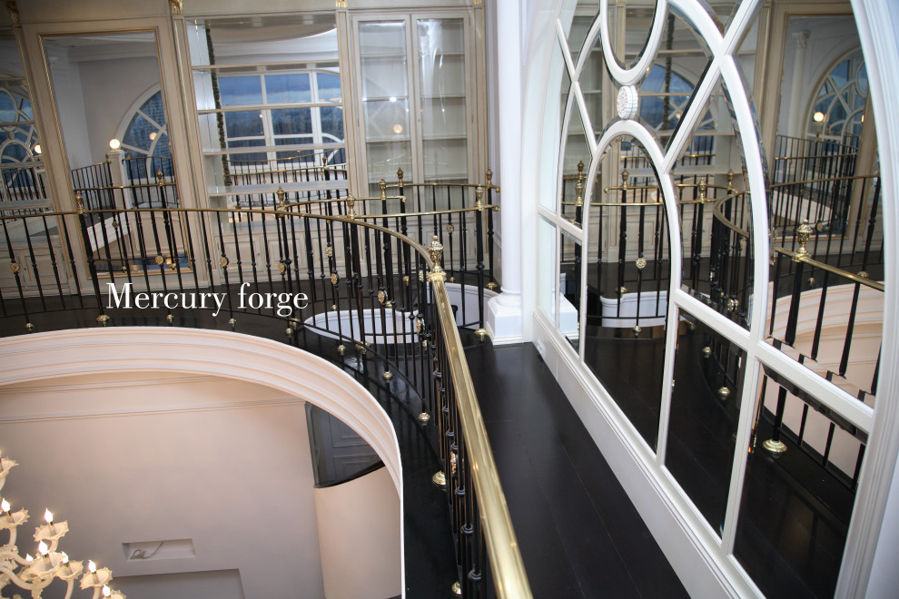 Стальное кованое ограждение, фабрика Grande forge(Франция), коллекция "Классик".