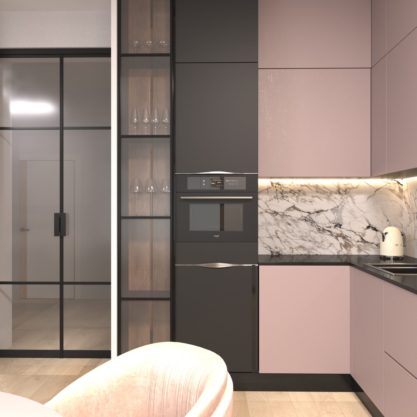 Интерьер частного дома 130 м2