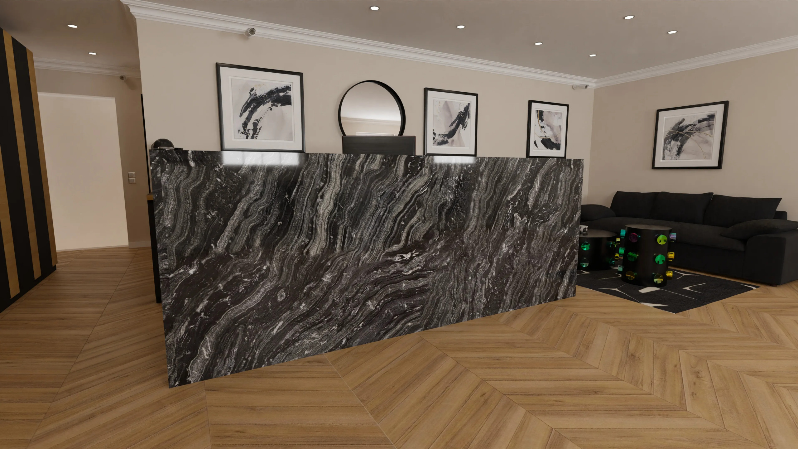Rénovation complète, réunification de plusieurs appartements d'un petit immeuble