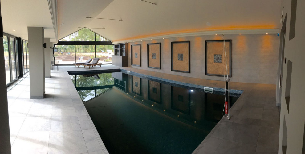 Photo of a modern pool in Other.