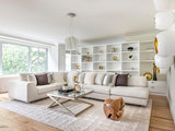 Contemporary Living Room by Cathy Hobbs Design Recipes