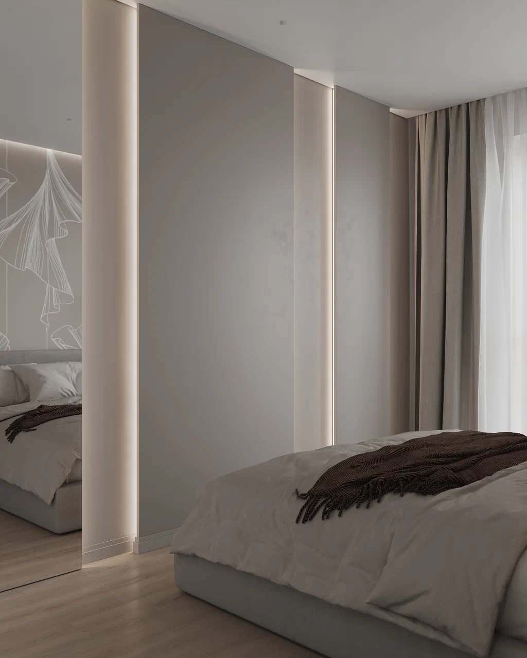 Дизайн-проект двухкомнатной квартиры для семейной пары