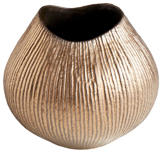 Arpeggi Candle Or Candle Holder In Gold Contemporary Candleholders By Lighting World Decorators