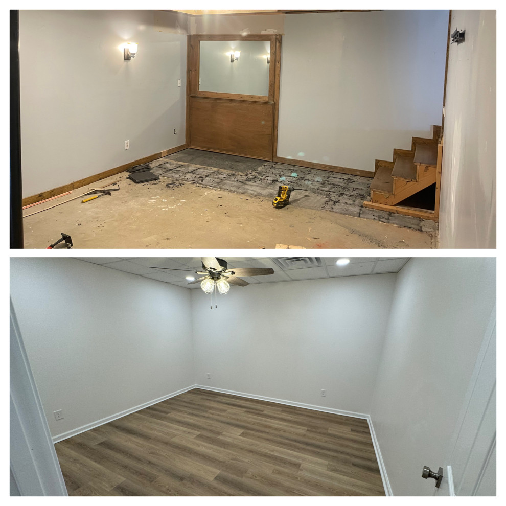 Dallas Garage Conversion and Basement Remodel