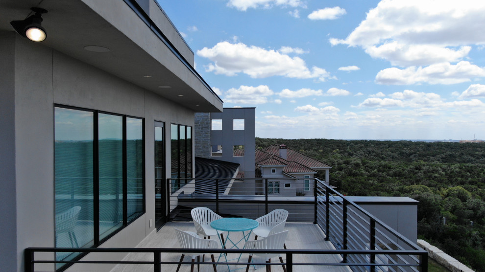 Trendy home design photo in Austin