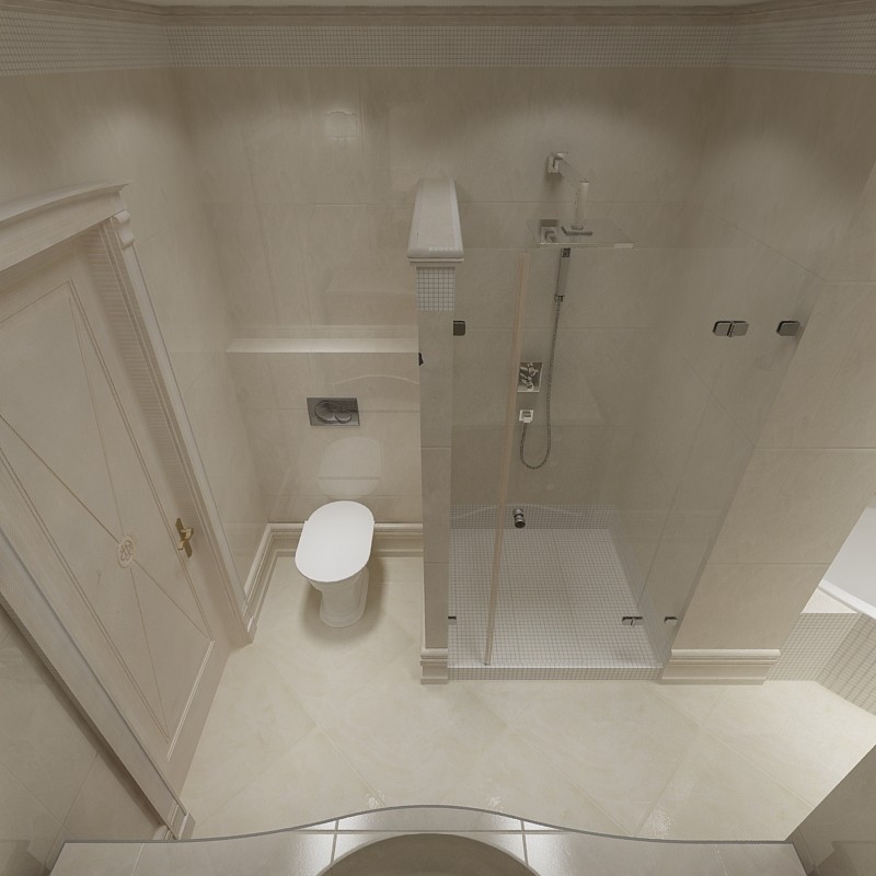 Ванная в классическом стиле 3Д