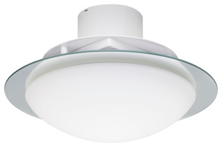 2 Light Flush Bathroom Ceiling Light With Extractor Fan Opal Modern Flush Ceiling Lights By Litecraft Houzz Uk