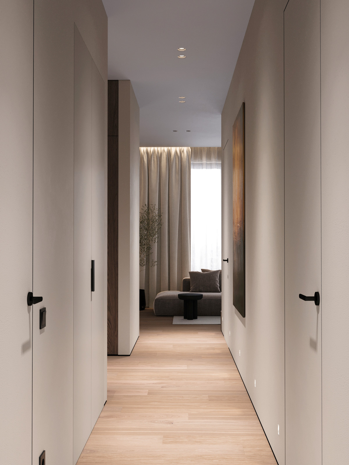 ЖК «Grand View» - квартира площадью 111,8 м2 в стиле уютный минимализм