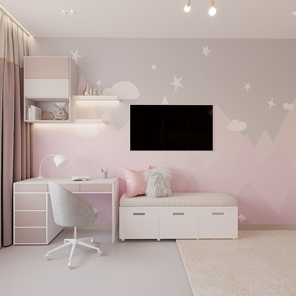 Дизайн-проект квартиры, площадью 65,9 м2 в г.Новосибирск