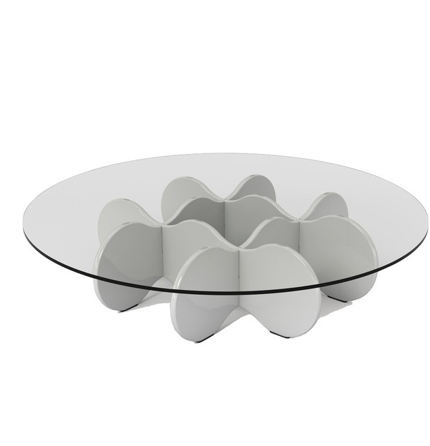 Manhattan Comfort Waverly 28 Round Gl Top Accent End Coffee Manhattan Comfort Waverly 28 Round Gl Top Accent End Coffee Table White