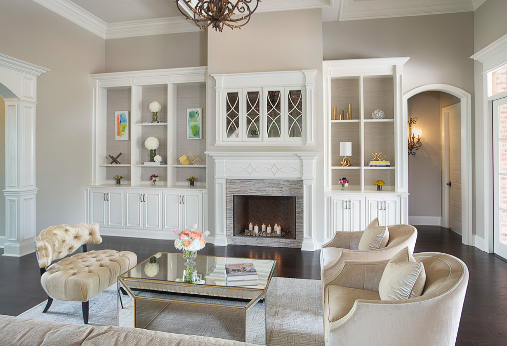 White Residence Traditional Living Room New Orleans by Van Alan