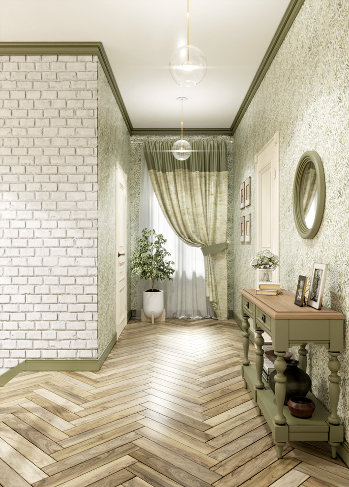 Загородный дом в оливковых тонах