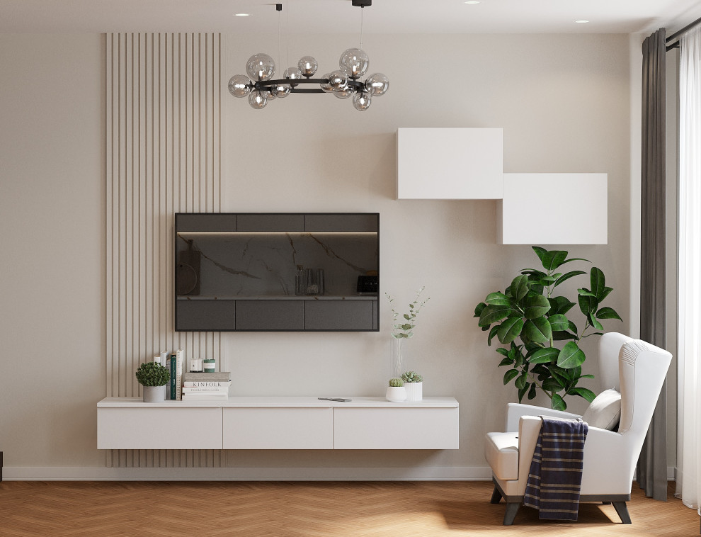 Дизайн-проект кухни-гостиной