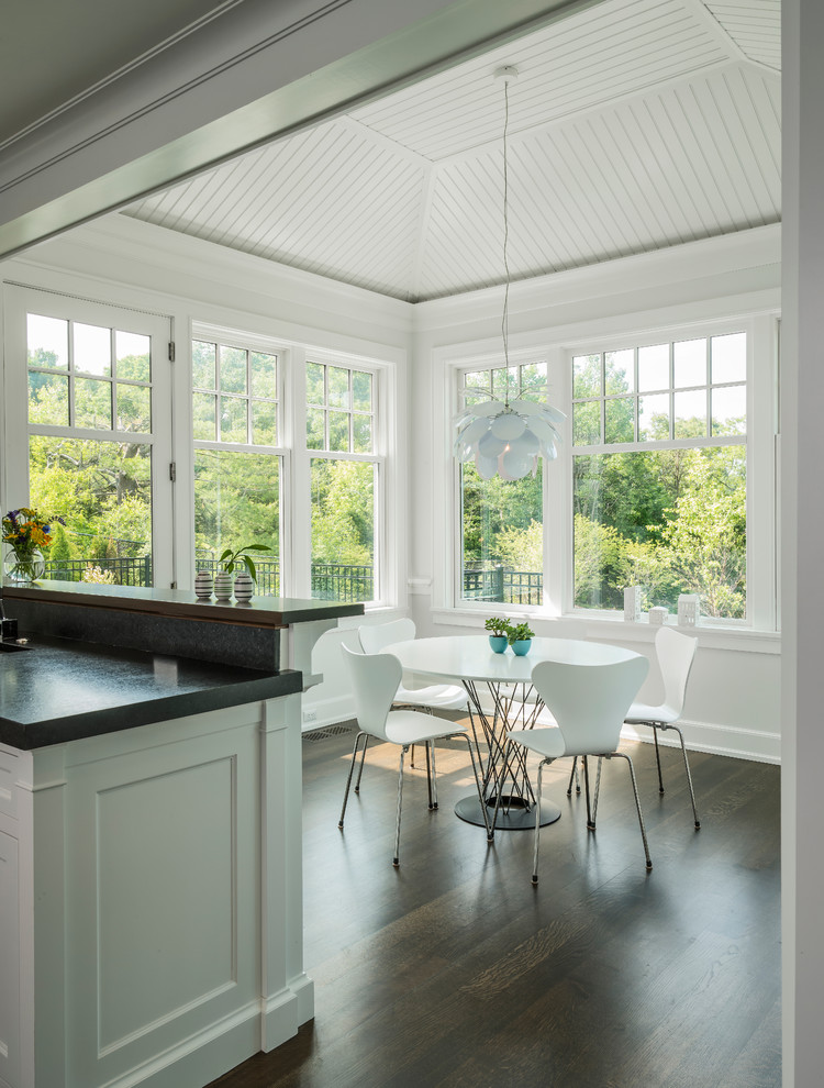 Transitional kitchen photo in Boston