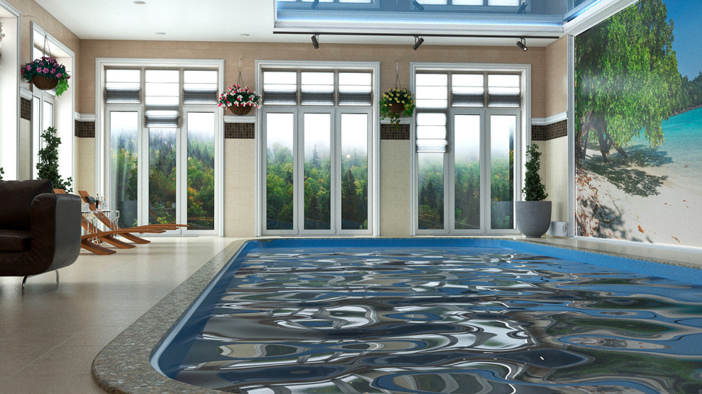 Дизайн проект особняка 834 кв.м. в современной классике