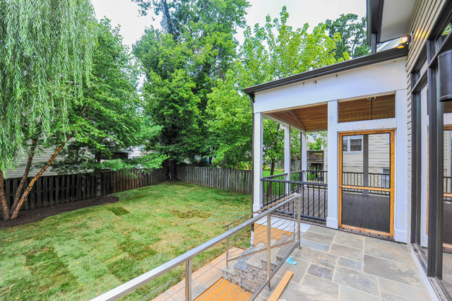 North Arlington - Contemporary LEED Gold Home contemporary-patio
