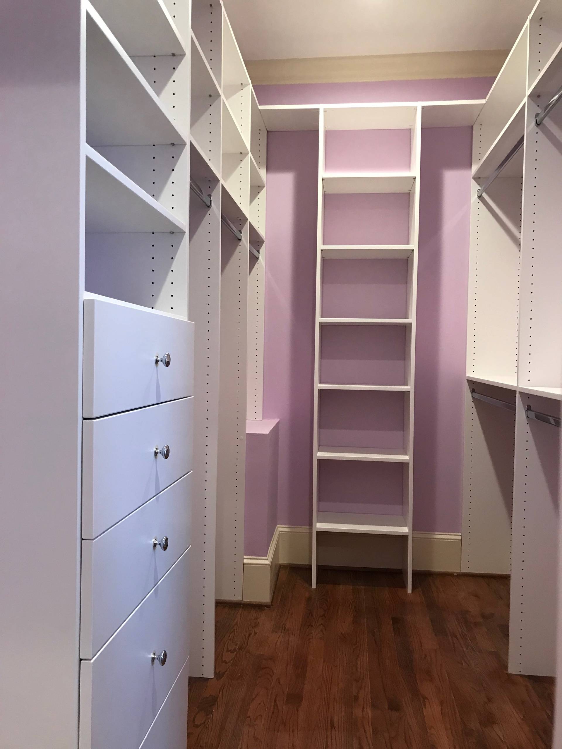 Daughters Walk-in Closet & Basement Storage Closet
