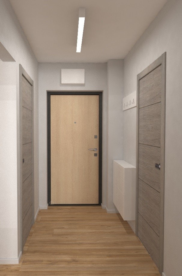 Современный дизайн квартиры в центре Тюмени для молодого человека.