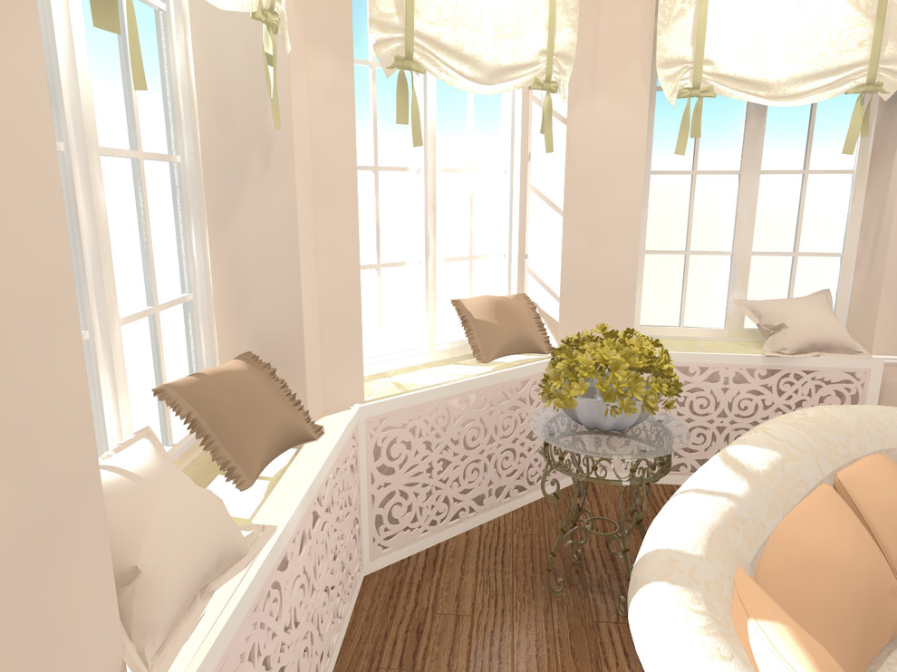 Гостиная в загородном доме