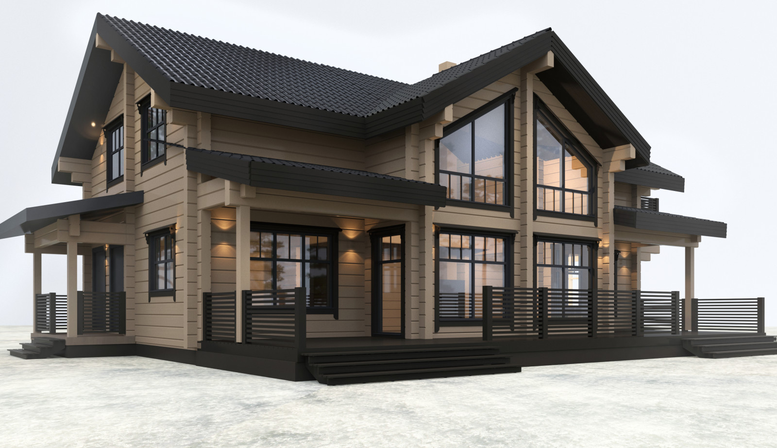 Дом из бруса