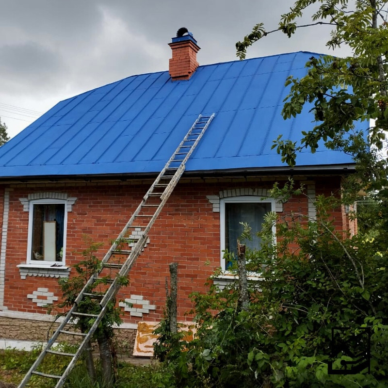 Окрашивание оцинкованной крыши