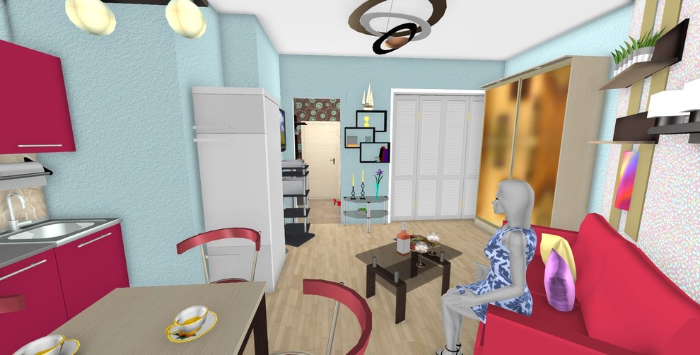 Квартира-студия 30 м2  для сына