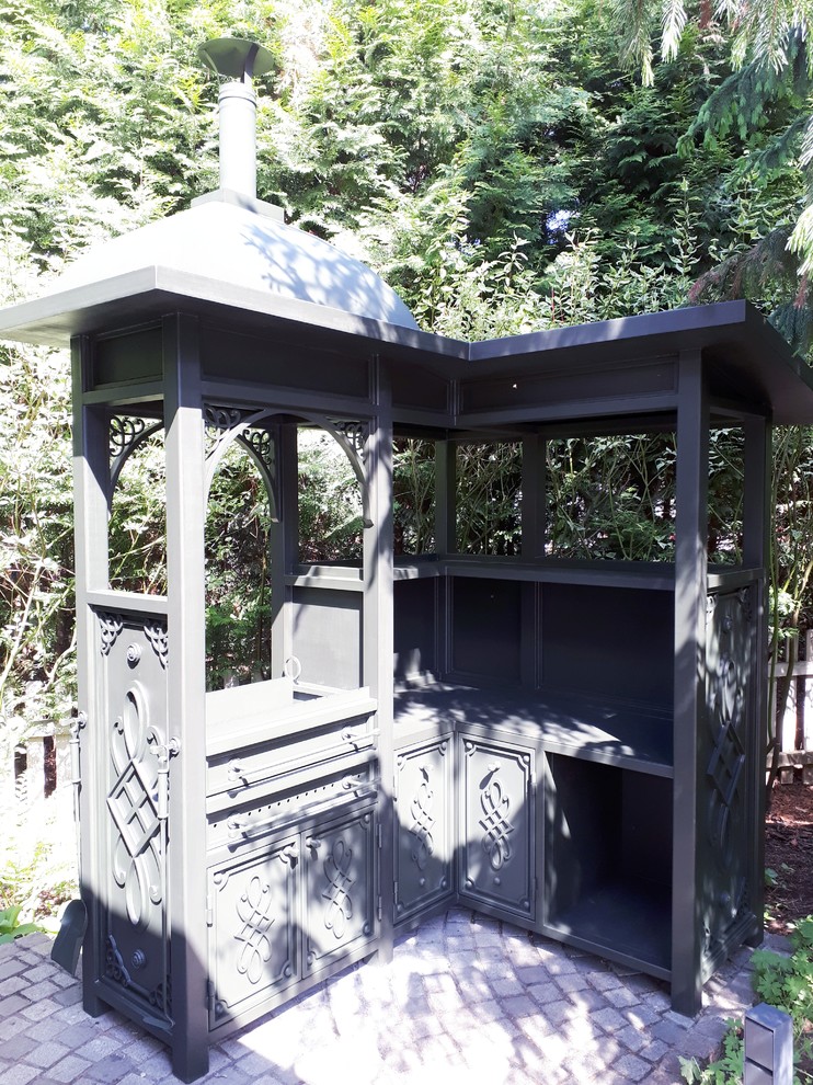 Павильон-Беседка и обустройство зоны барбекю "Резиденция Бенелюкс"