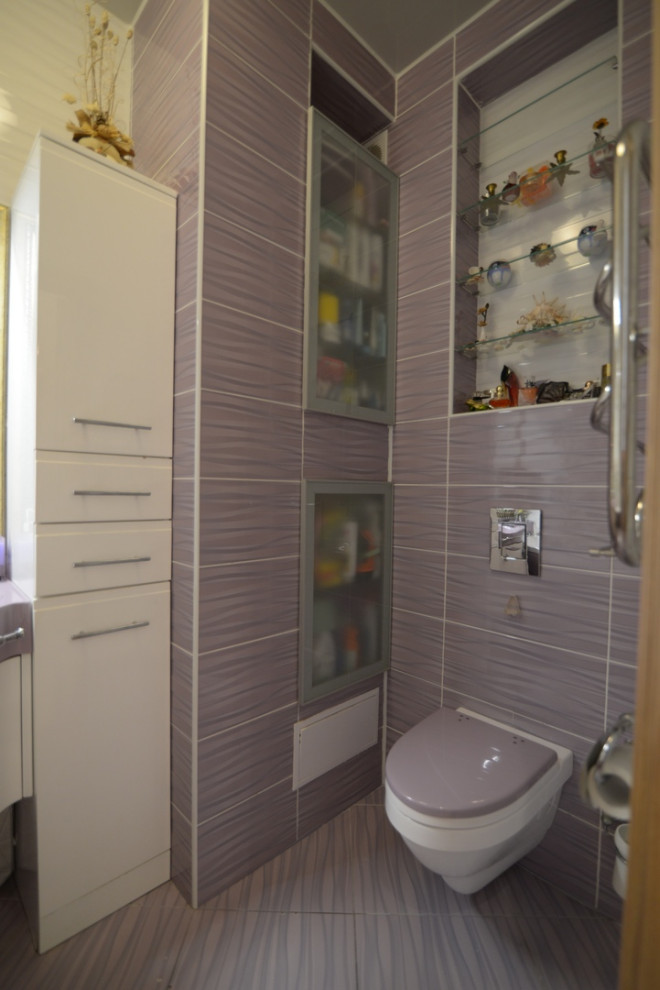 Ванная комната квартиры "93 серии" в Архангельске