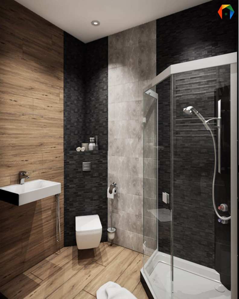 Сколковская. Дизайн-проект 3-комнатной квартиры, с коллажами и визуализацией в О