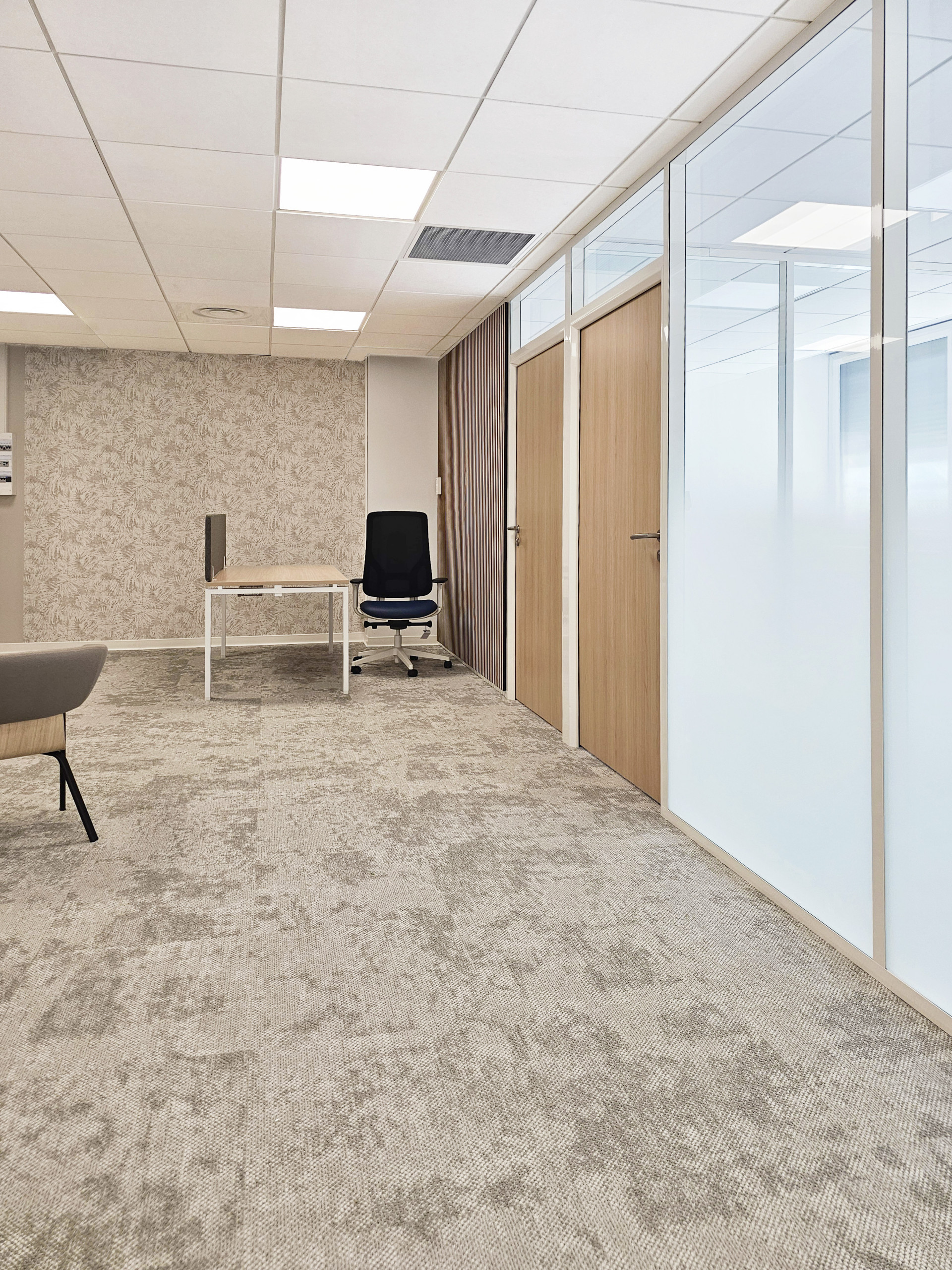 Rénovation d'un plateau de bureau témoin