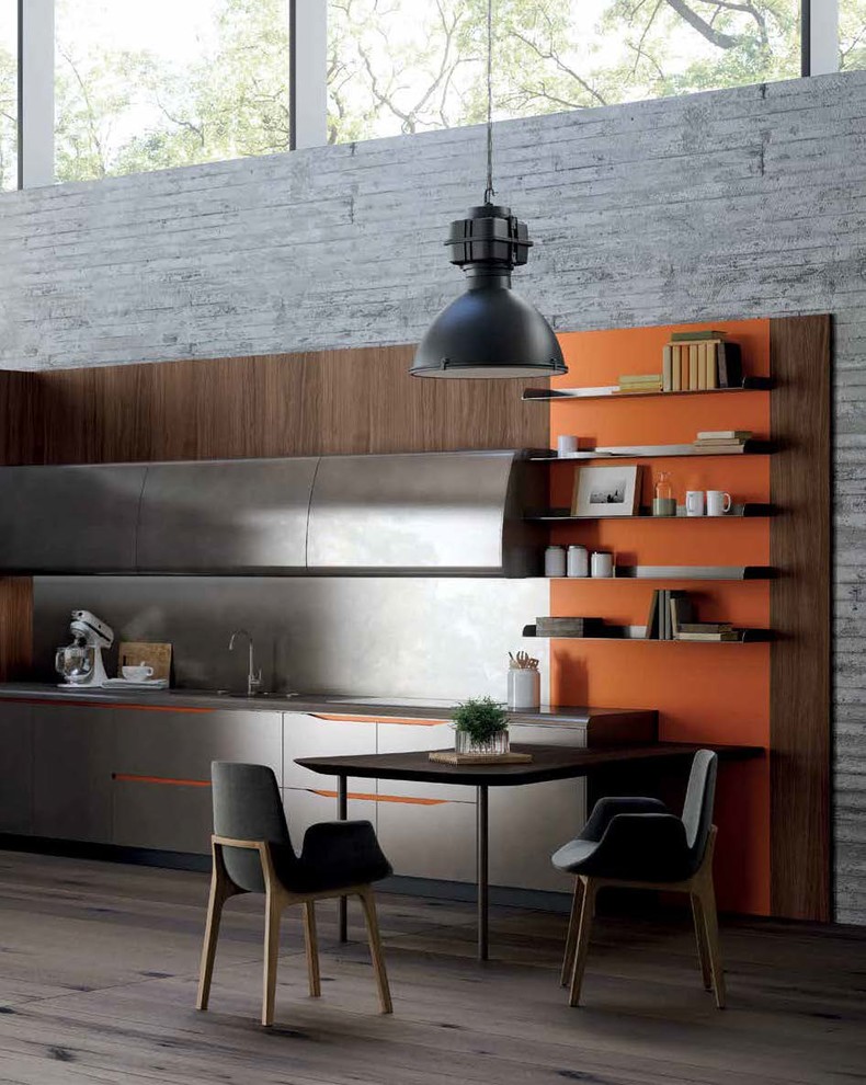 Kitchen - transitional kitchen idea in Miami