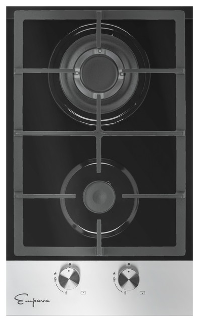 Tempered Glass 2 Italy Sabaf Burners Stove Top Gas Cooktop 12